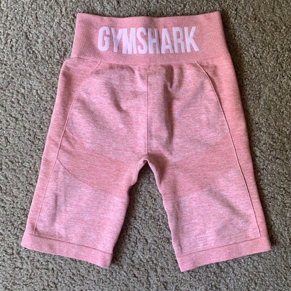 gymshark flex cycling shorts in pink white 💕 - Picture 2 of 4